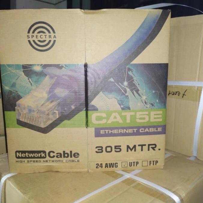 hanya disini] kabel lan indoor utp cat5e spektra