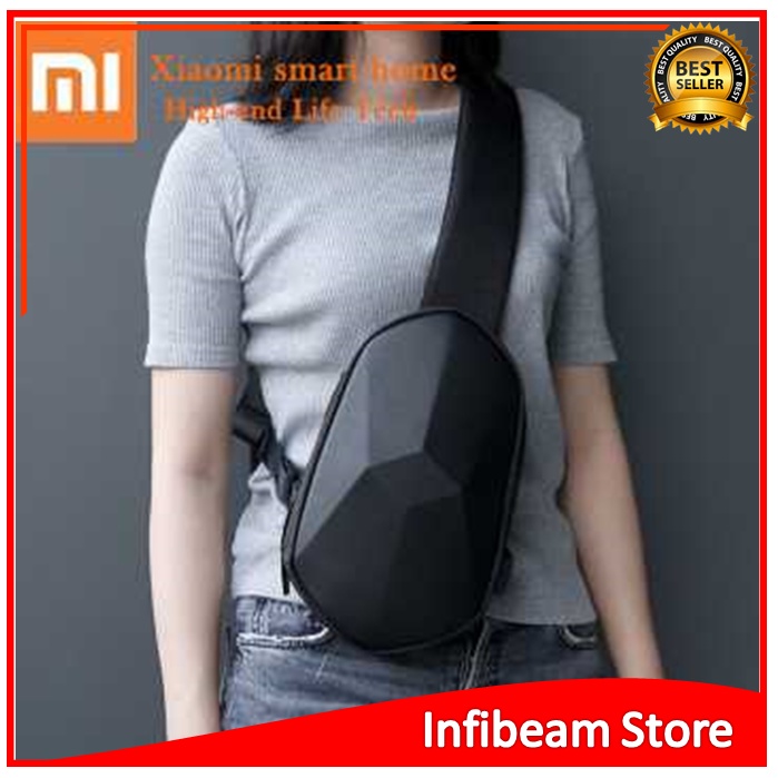 Tas Waistbag Waterproof Anti Air Tas Selempang Pinggang Kecil Pria Tas Selempang Pria Slingbag Pria 