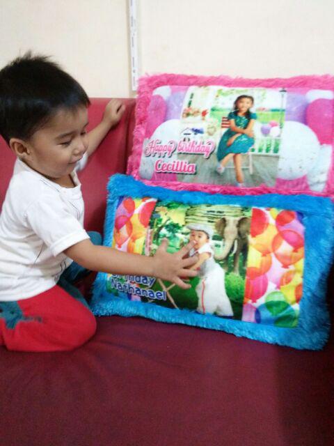 Bantal Foto 60x40cm | Guling 65cm