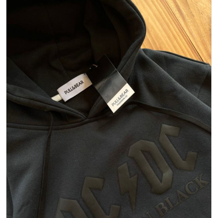 Jaket Hoodie Sweater ACDC Pull&amp;Bear FulltagLabel