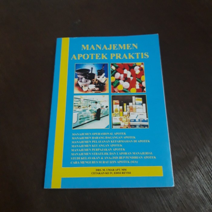 Jual Buku Manajemen Farmasi Apotek Terbaru DRS M Umar Apt Mm | Shopee ...