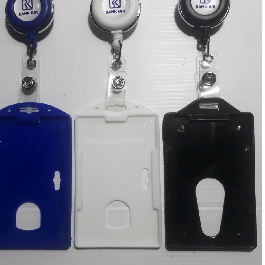 

1.1 STOK READY YOYO GANTUNGAN ID CARD PUTAR STAINLESS-BANK BRI murah