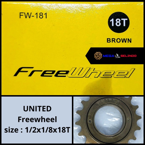 Freewheel UNITED 18T 24T