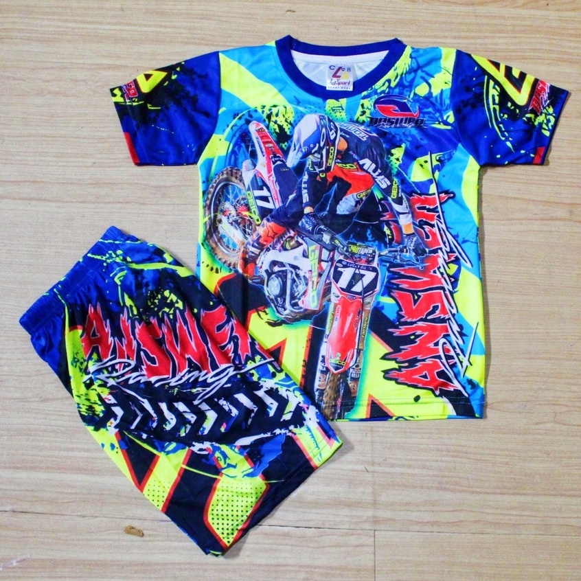 limited edition setelan baju balap motor cross