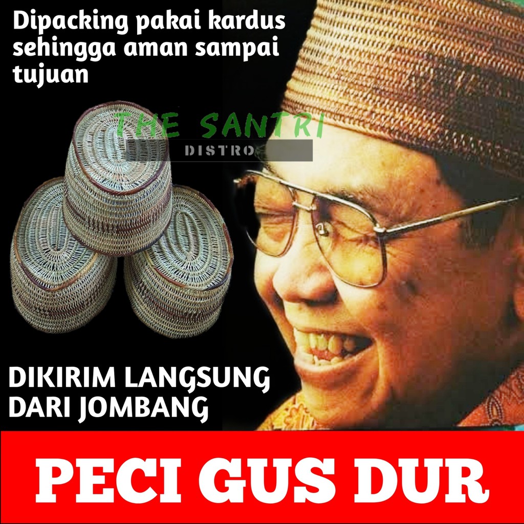 Peci Gus Dur Premium / Peci Gus Dur Rotan / Kopyah Gus Dur / Songkok Gus Dur Rotan Murah