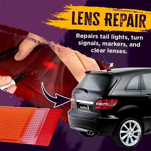 STIKER PERBAIKAN LAMPU MOBIL STIKER MOTOR setiker auto lens repair kit