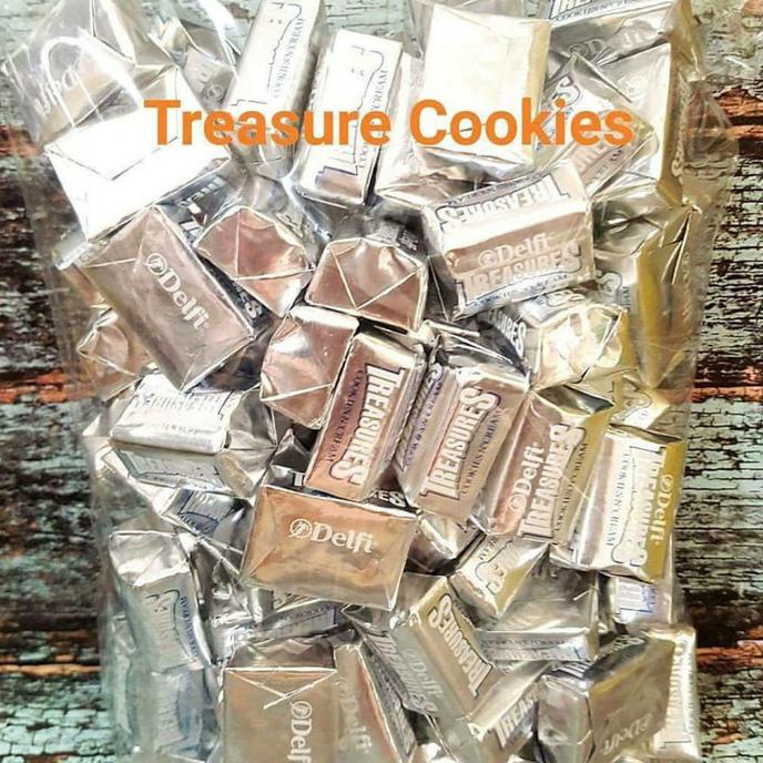 

cokelat/coklat delfi treasure cookies 500gr isi 48pcs