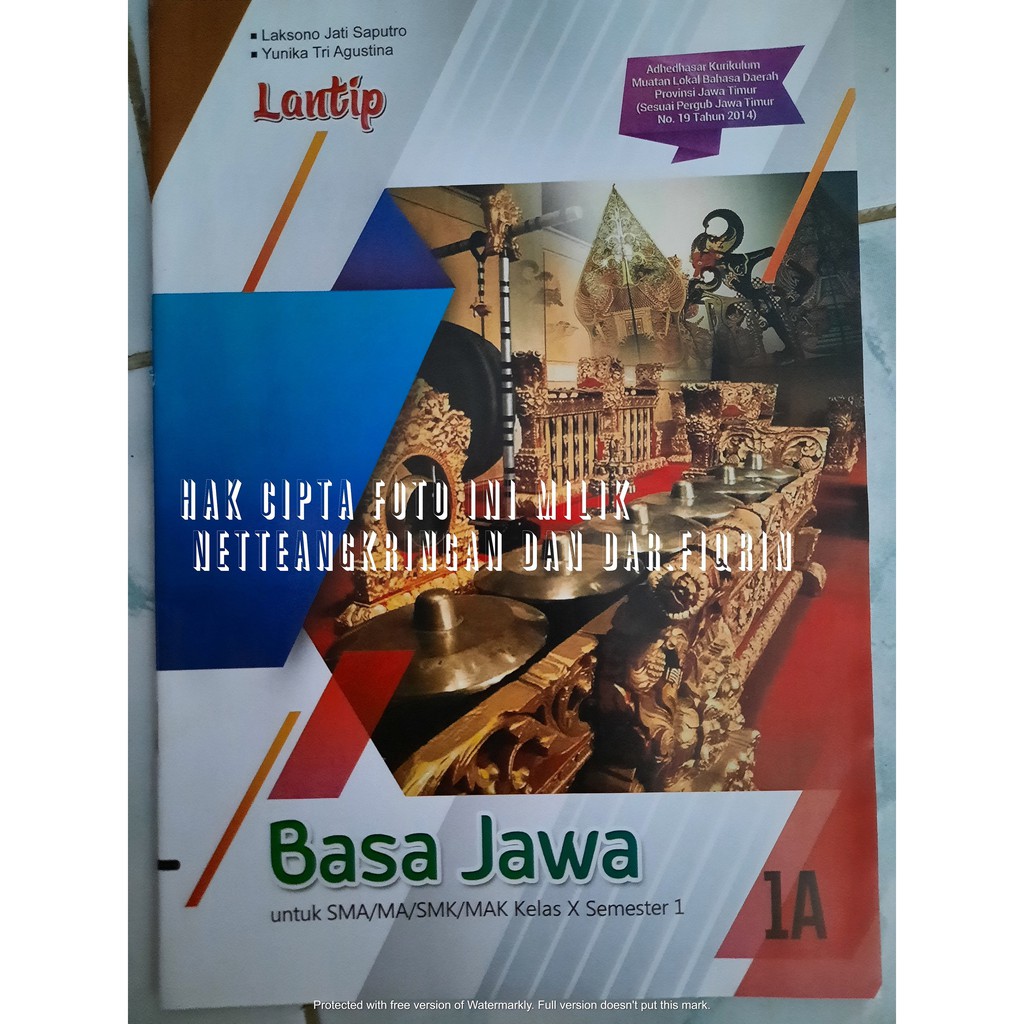 Jual Lks Bahasa Jawa Timur Kelas 10 X 11 Xi Sma Ma Semester 1 K13 Rev