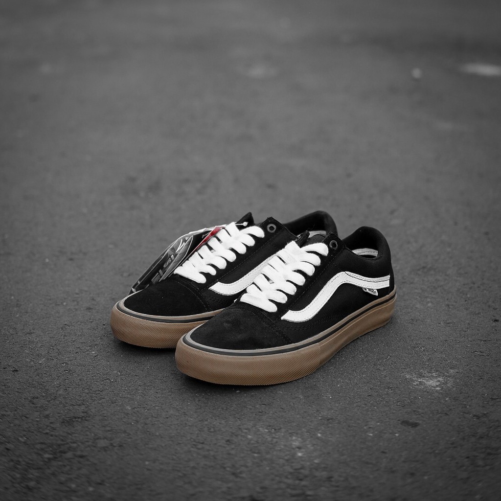 Vans oldskool pro black gum