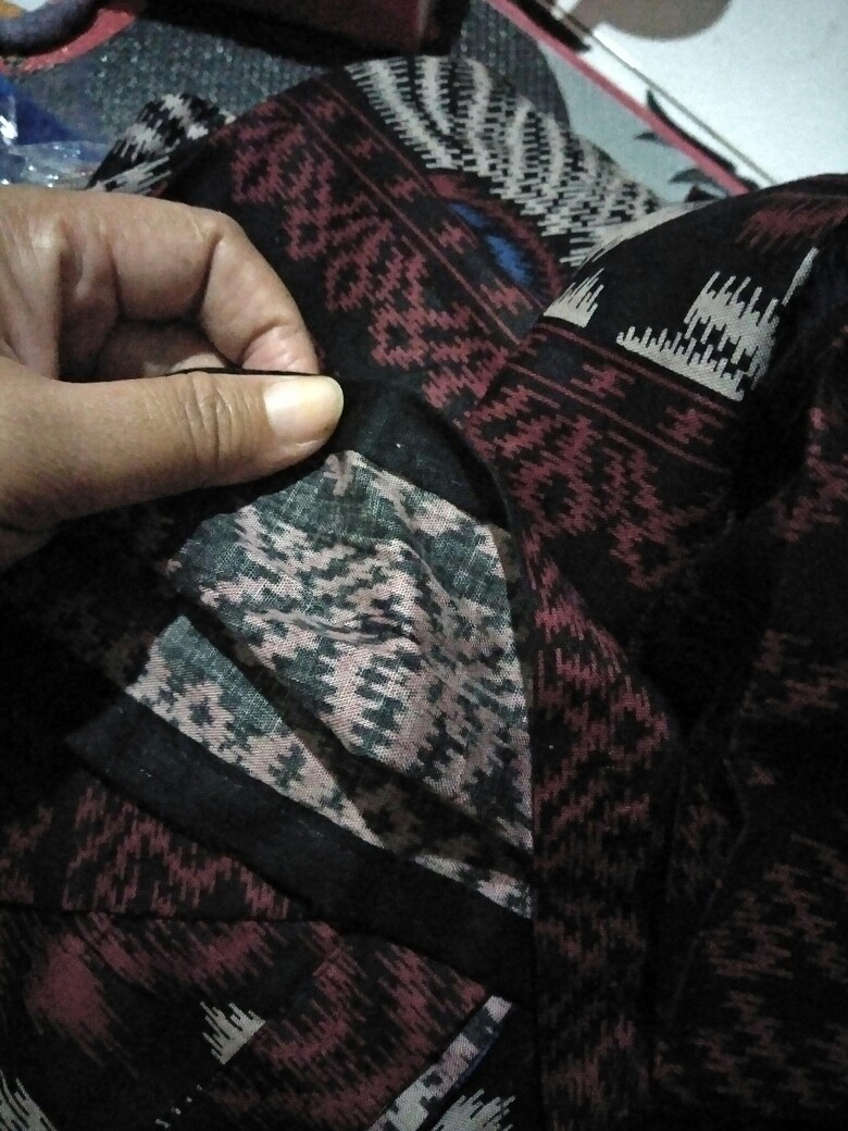 Terlaris Serut Genes Jelita Tunic Navbor Yelbor Whitbor Creambor Tunik Batik Modern Hrb030 Dolbi Dob