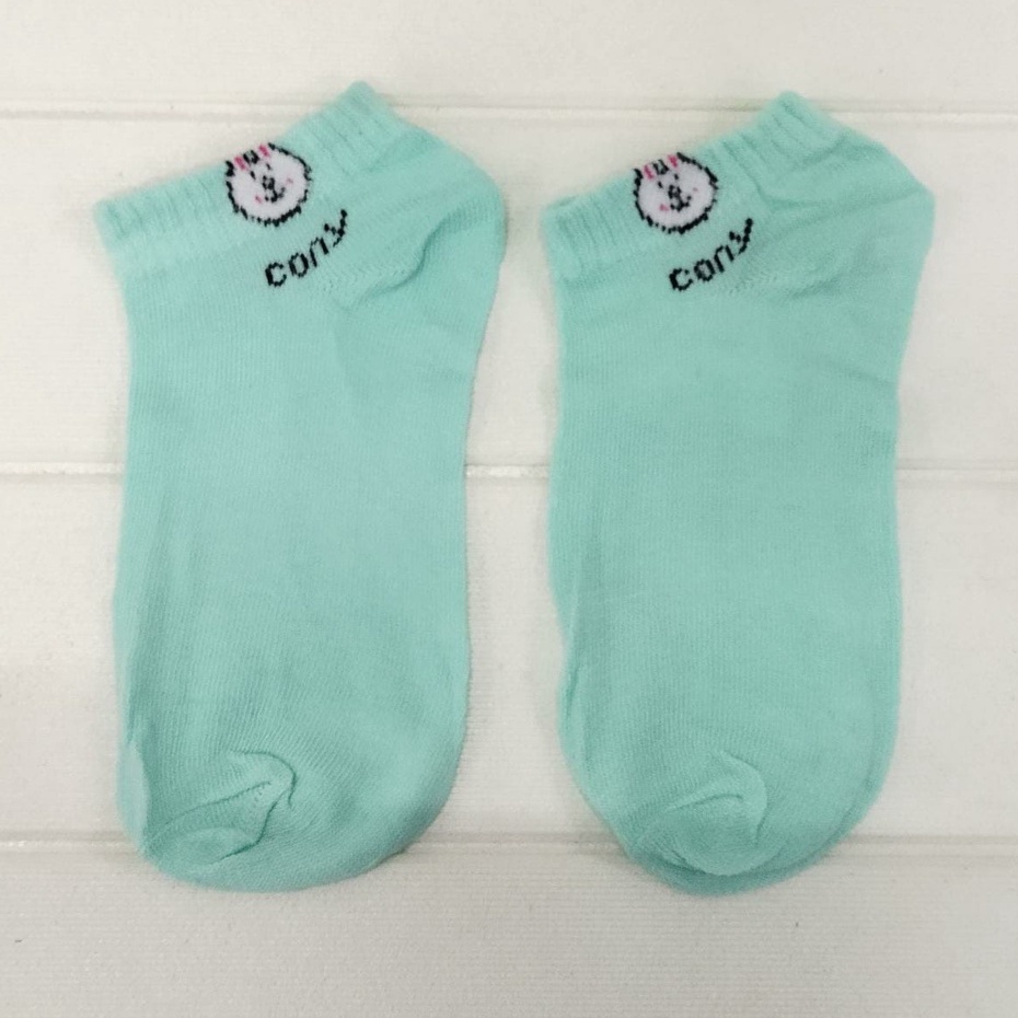 INDOMINI Kaos Kaki Ankle Beruang Kaos Kaki Pendek Semata Kaki Motif Brown Line Unisex R109-KELINCI TOSCA