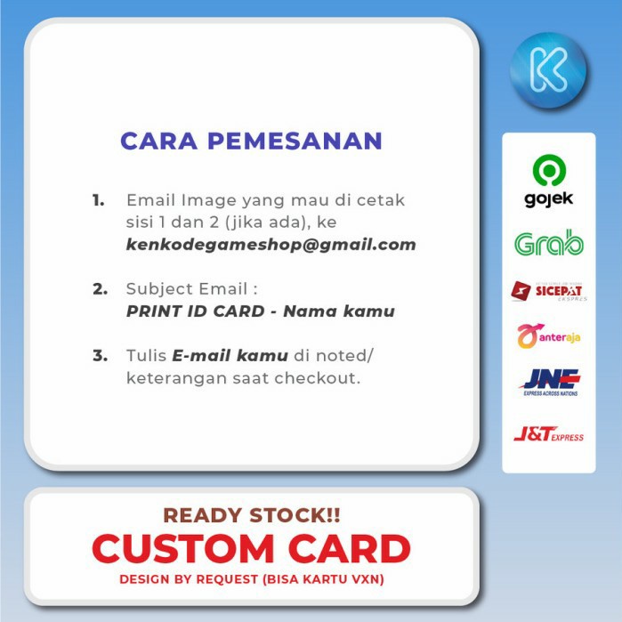 

Sale!!! Cetak Custom Card, Id Card, Cetak Id Direct Print Di Kartu Premium Bergaransi