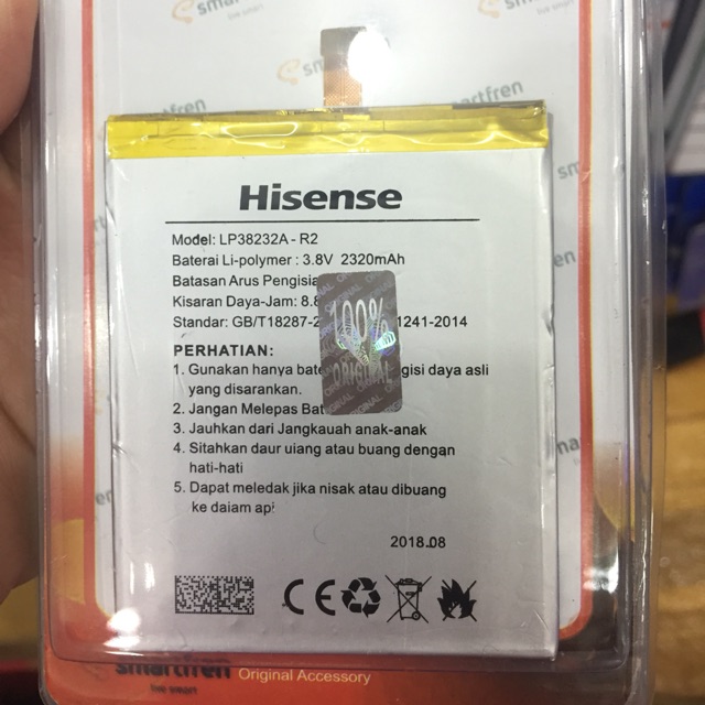 Baterai Batrai Smartfren Hisense Andromax R2 / LP38232A 4G LTE