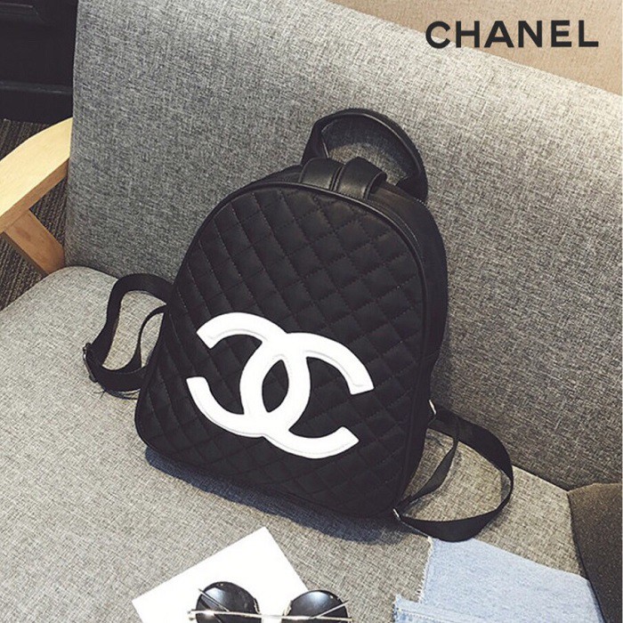 DROP3540 Chanel Thick Cloth Backpack Import (SALE)