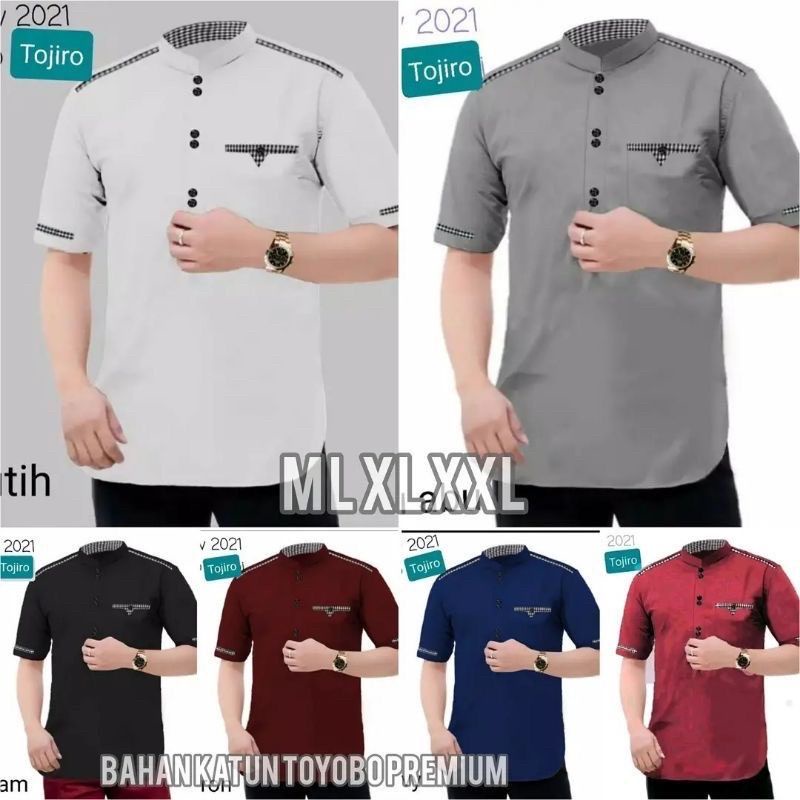 koko tojiro baju koko muslim pria pakaian pria