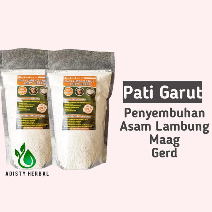

♥️BISA COD♥️ Tepung Pati Garut Asli 100% Original Atasi AsamLambung,Maag,Gerd - 1 kg