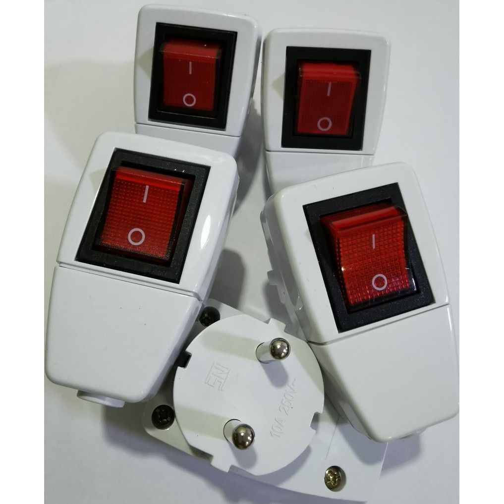 Steker + Saklar Lampu Colokan Saklar ON OFF