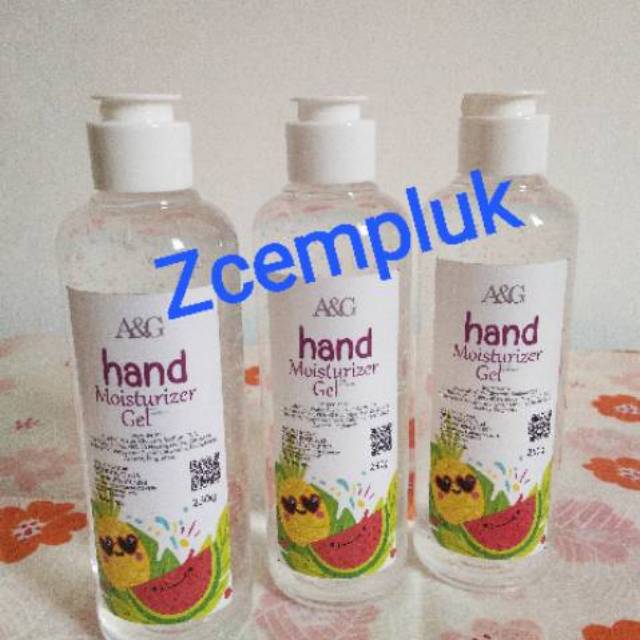 A&G Hand Sanitizer 250G / A&G Hand Moisturizer Gel With Antiseptic 250G