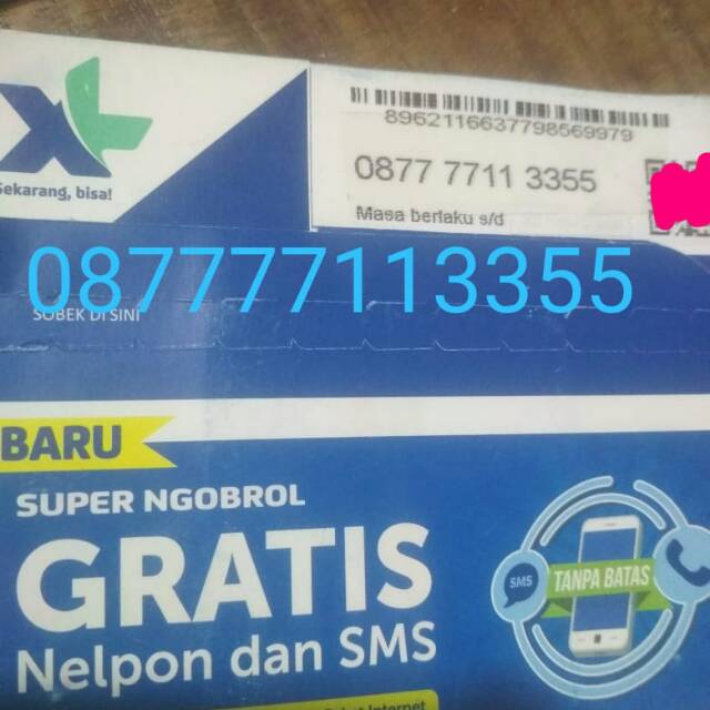 KARTU PERDANA XL CANTIK