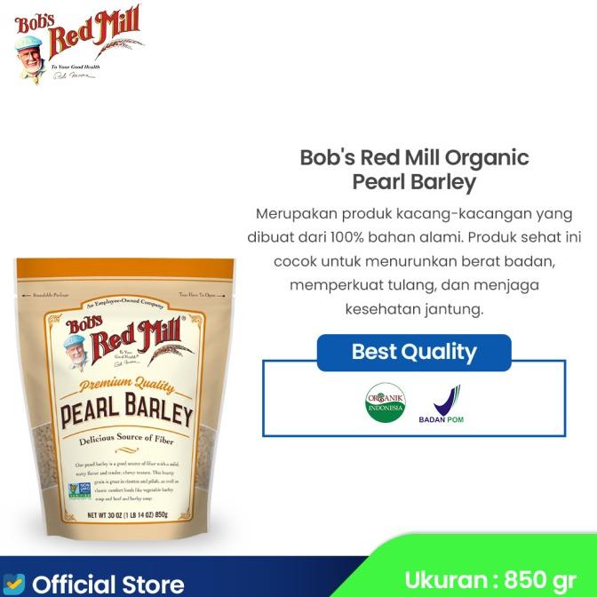 

Bob's Red Mill Pearl Barley Organik 850 gr