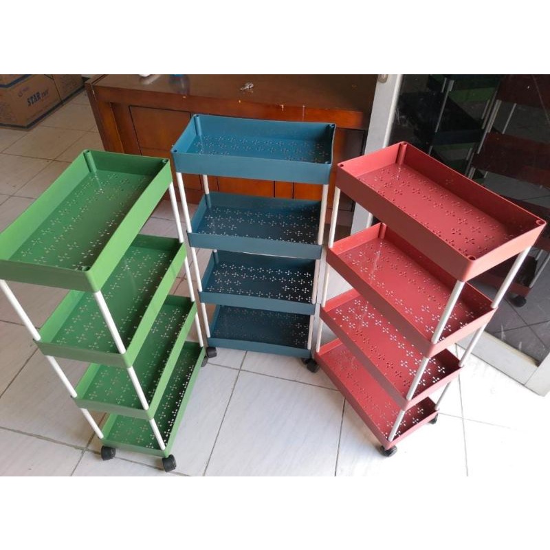 Perabot Rumah Tangga Perlengkapan Rumah Rak Sisipan / Rak Dorong Warna