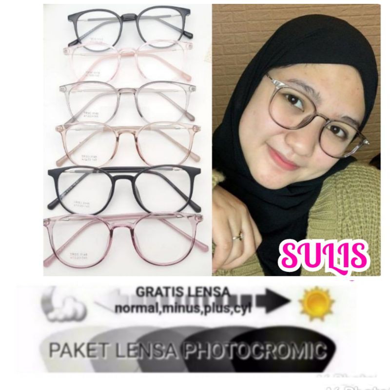 frame 8148 kacamata+lensa photocromic.