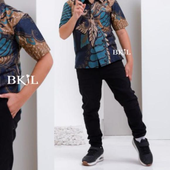 Kemeja batik anak-Batik anak-Baju batik anak laki-laki umur 2-12th hem anak BUTIKDIAN