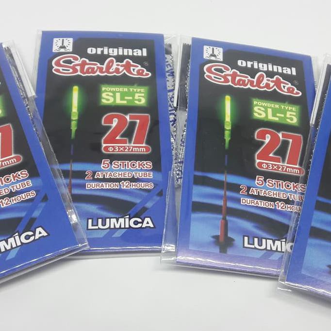 Starlite / Starlet / Fosfor Lumica untuk Mancing Malam