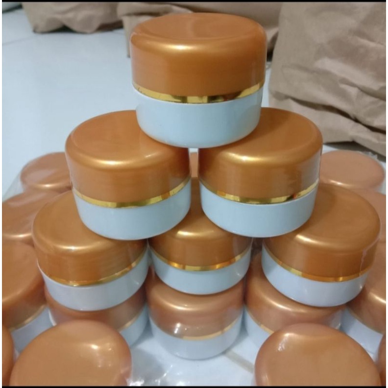 Pot Cream 12,5g Gold-Putih List Gold