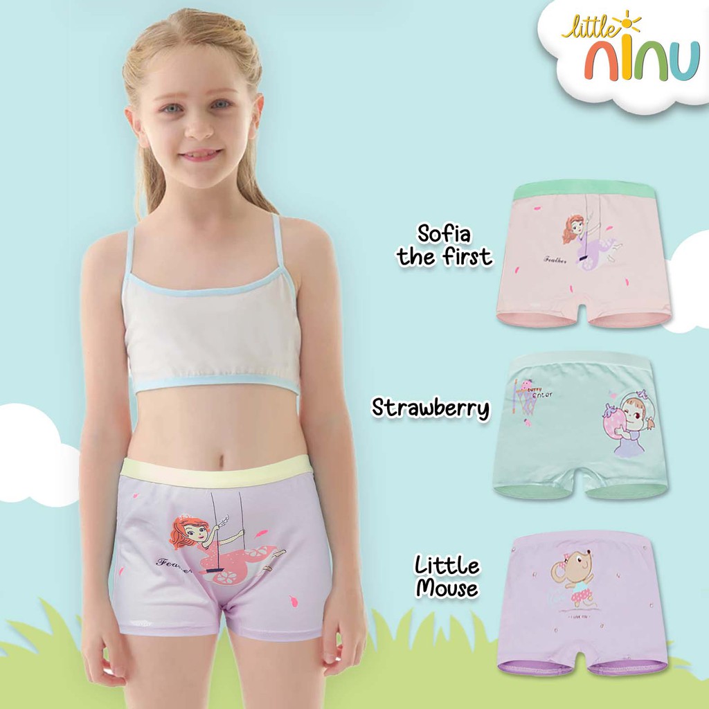 LITTLE NINU CD Celana Dalam Boxer Anak Katun Premium 0002