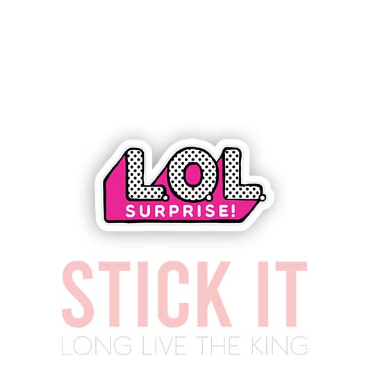 

Stiker sablon setrika DTF kaos baju sticker vinyl LOL surprise gamer 25