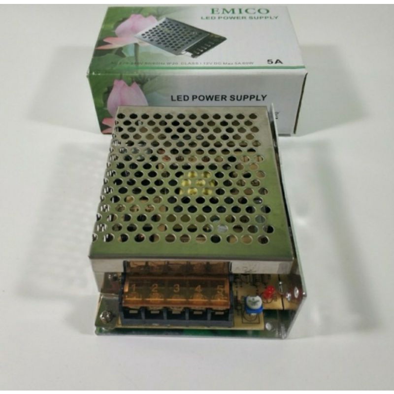 Power supply Adaptor Travo 5A 12V  / Trafo 5Ampere 12Volt  PSU