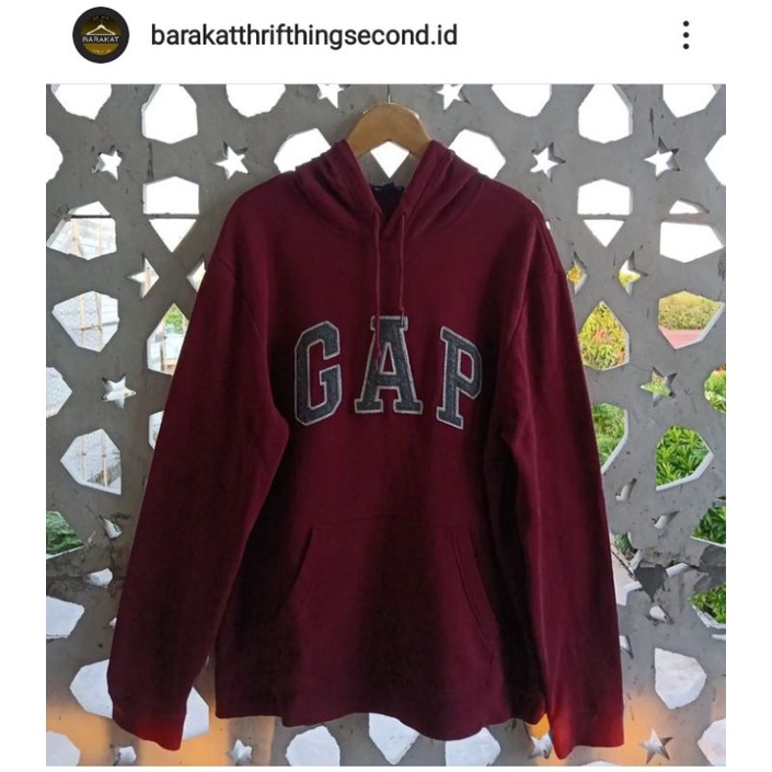 HOODIE GAP MAROON