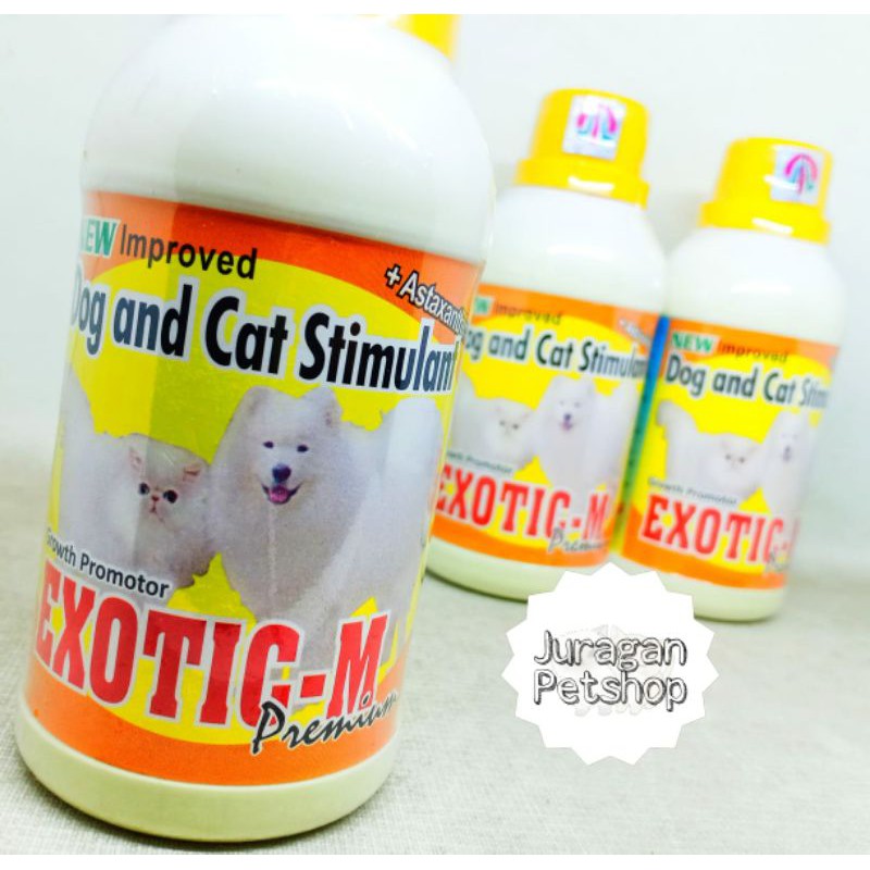 EXOTIC M 125ML|Vitamin Kucing Anjing Cair