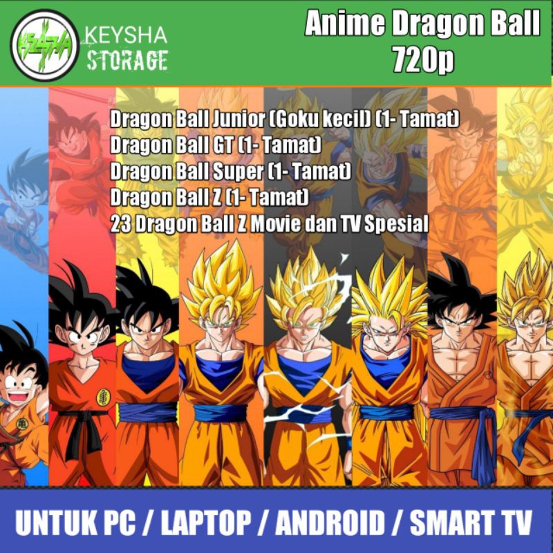 Serial Anime Film Dragon Ball Dan Movie Flashdisk64gb Shopee Indonesia