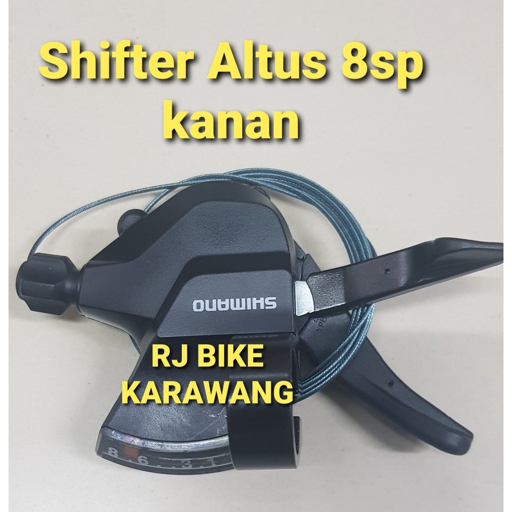 Shifter Shimano Altus M315 8 speed Kanan