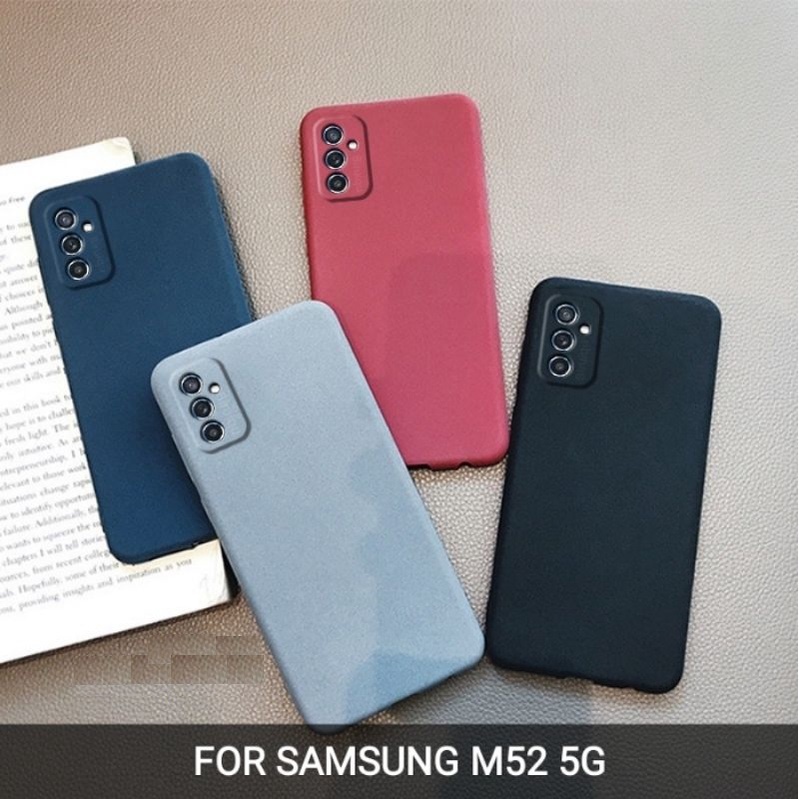 Soft Case Samsung Galaxy M52 5G Slim Matte Silicon Sandstone