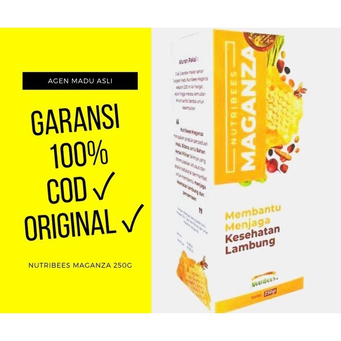 

Madu Nutribees Maganza 250gr Madu Maag Asam Lambung-Madu-Madu Asli
