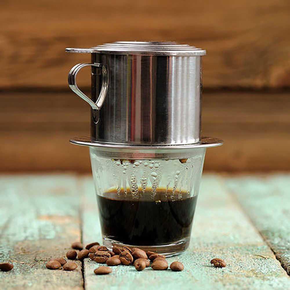 OneTwoCups Filter Saring Kopi Coffee Drip Pot Stainless Steel [100ml]