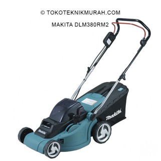 Makita DLM 380 RM2 / DLM380RM2 - mesin potong rumput dorong Cordless