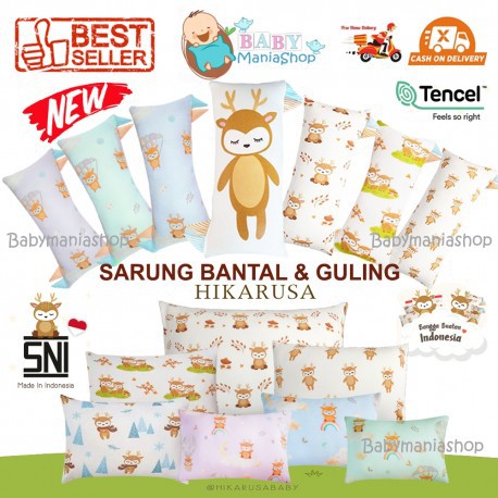 Hikarusa HIKARU SARUNG GULING Sky Deer Snow Deer Anak Bayi Size S M L XL Jumbo Cover