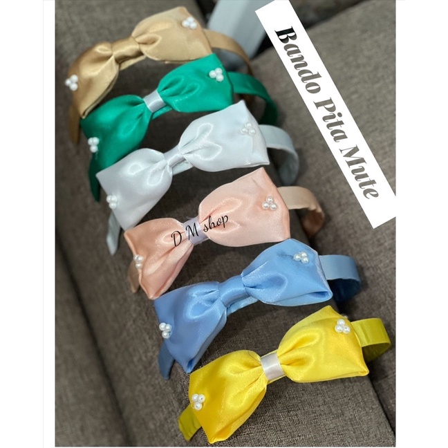 BANDO PITA MUTIARA / BANDANA HEADBAND KOREA