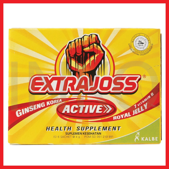 

EXTRAJOSS GINSENG KOREA ACTIVE HEALTH SUPPLEMENT 6X4GR