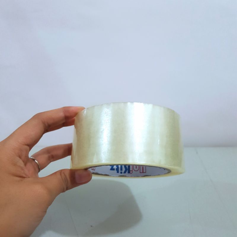 

Lakban/OPP Unikitz Bening dan Coklat Ukuran 2 Inch