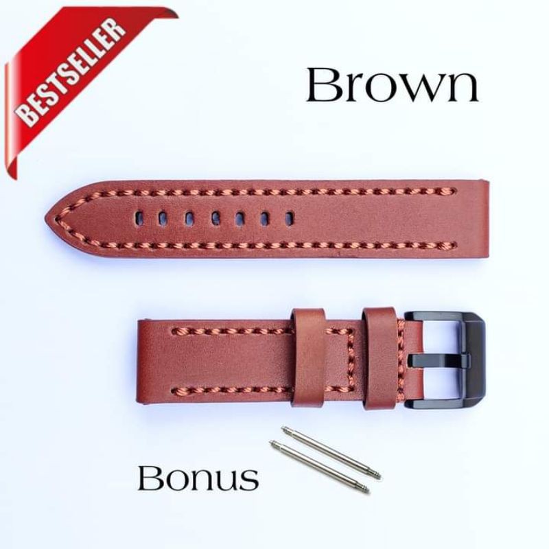 Tali kulit asli Jam Tangan Christ Verra strap watch Band