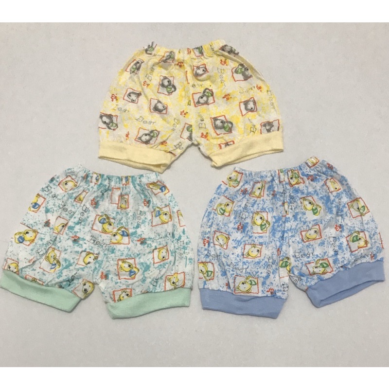 celana pendek polos warna perlengkapan bayi newborn