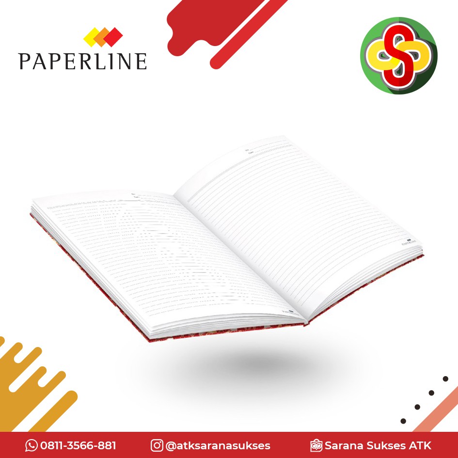 Buku Hard Cover Paperline Folio 100 Lembar