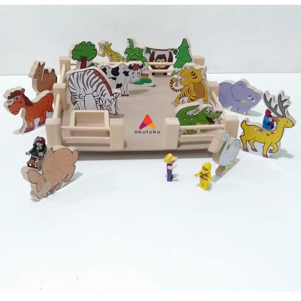Maket Kebun Binatang Mainan Edukasi Anak