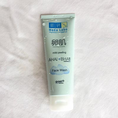 HADA LABO Tamagohada Mild Peeling AHA+BHA Face Wash 50 100 ML