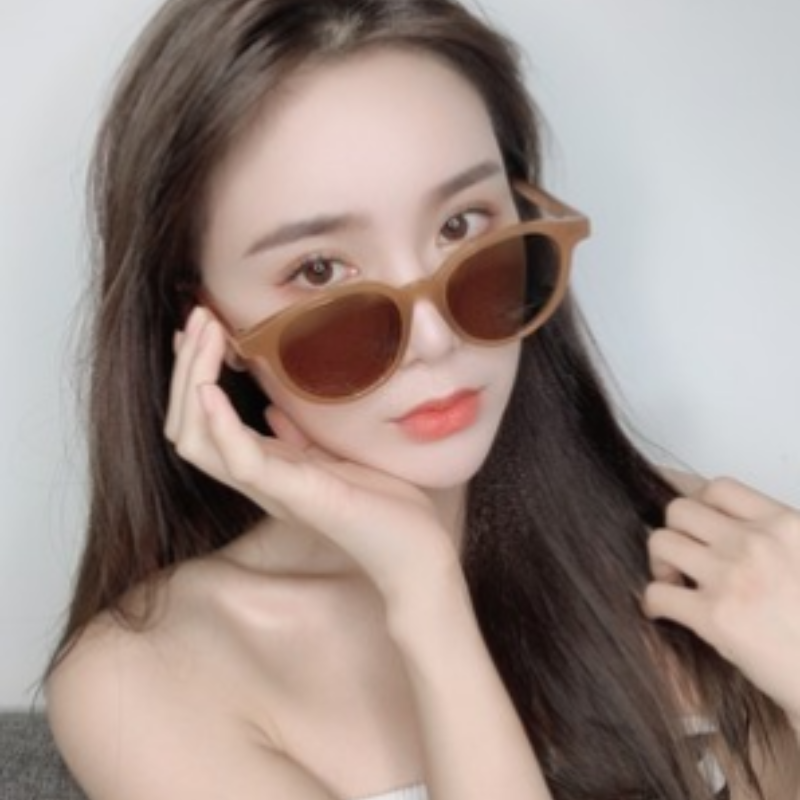 New European and American cat eye retro fashion street fashion sunglasses